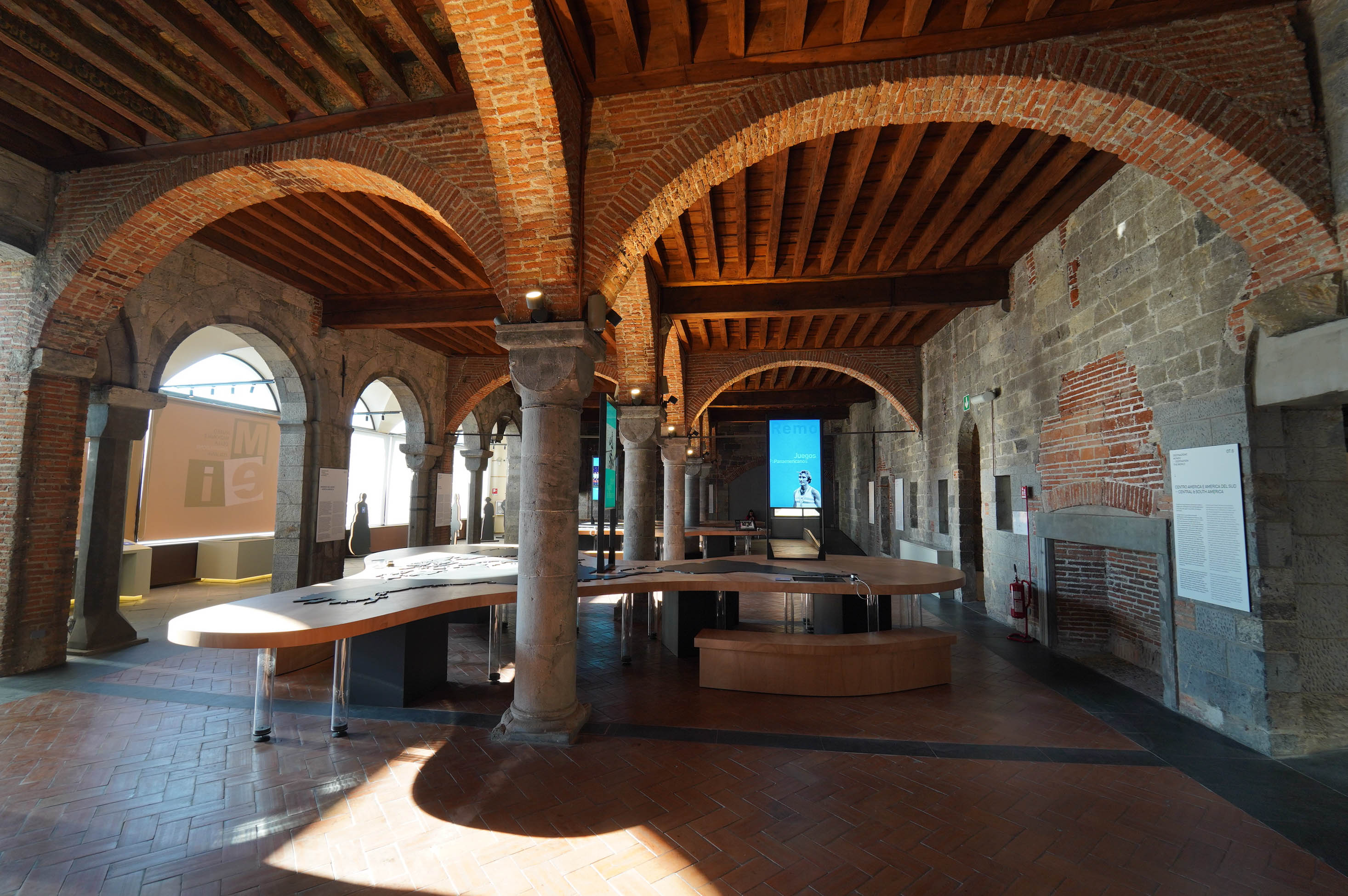 Vue de l’intérieur de la salle de la zone A07 du musée MEI 