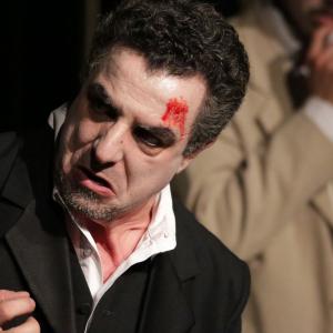 Mimmo Mangione in scena  (ph: Lorenzo Cambieri)