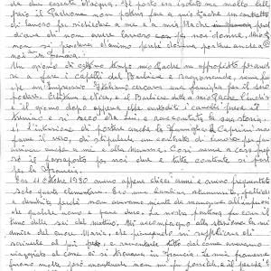 Lettere di Maria Elena Catacchini (Credits: Archivio Diaristico Nazionale)